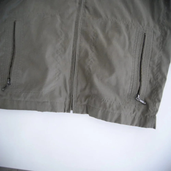 Vintage London Fog Olive  Green Zip Up Windbreaker Jacket S - Picture 7 of 13